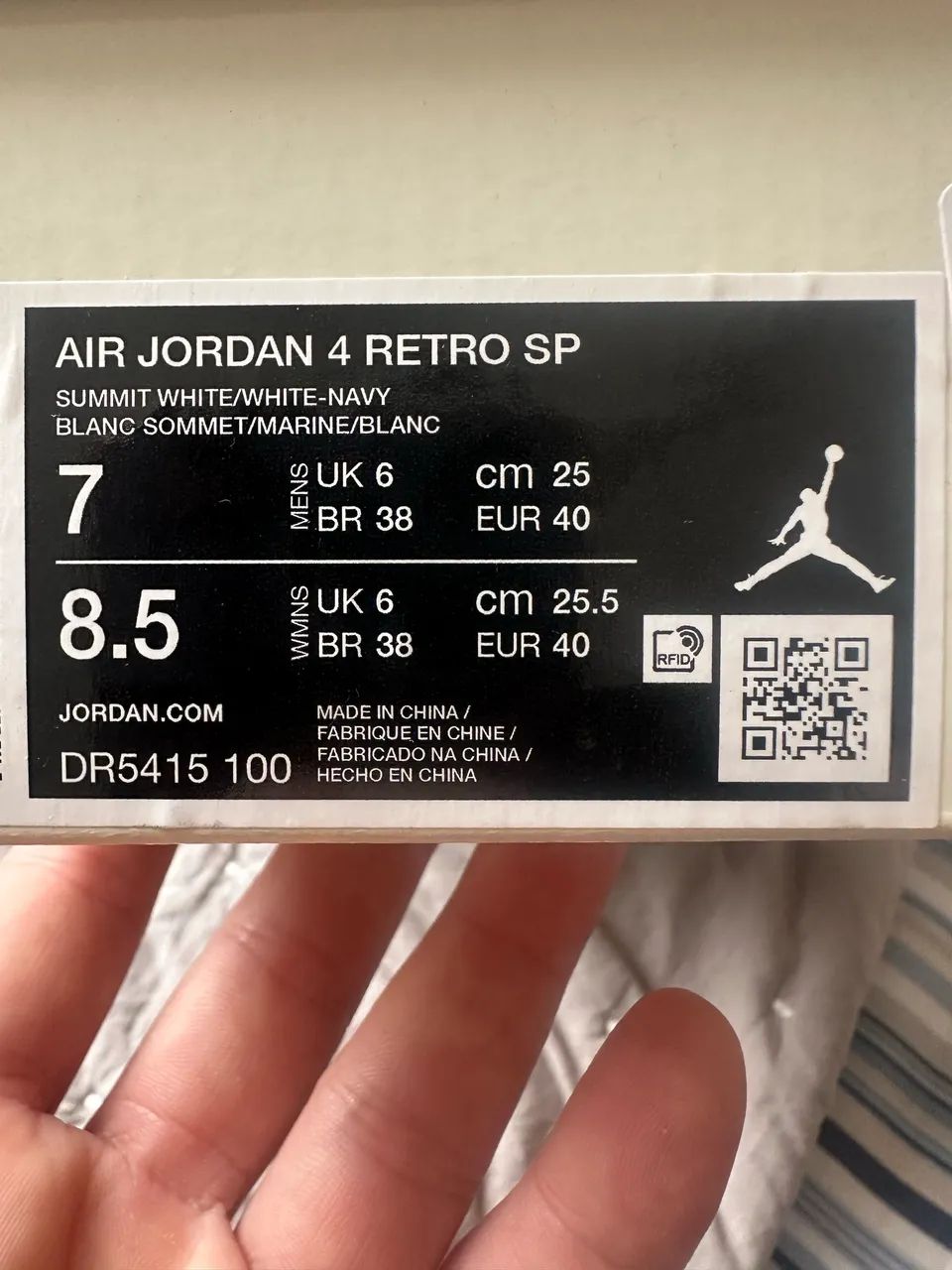 Jordan 4 autêntico novo  - Foto 3