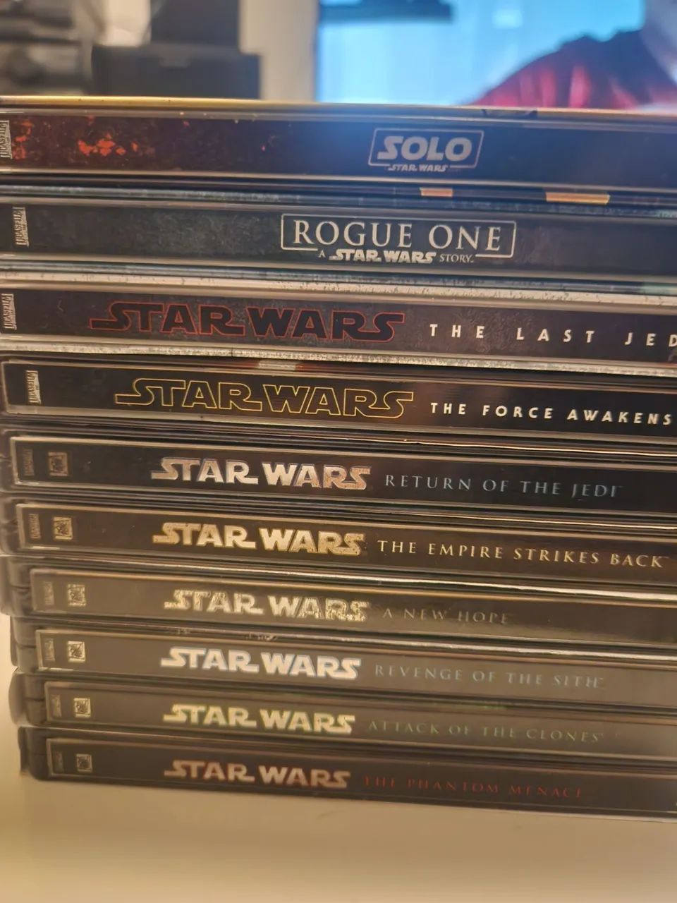 Coleção star wars blu ray 10 steelbooks - Foto 2
