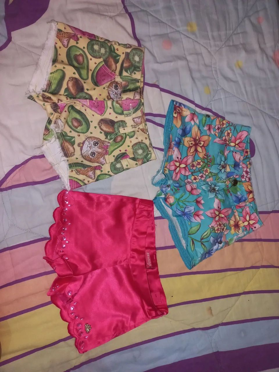 Shorts infantil menina