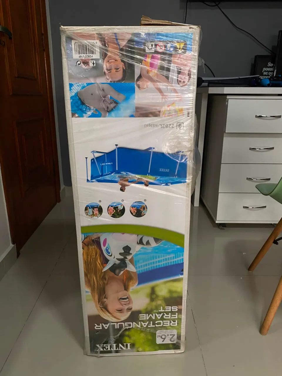 Piscina Retangular Intex 2282 litros 