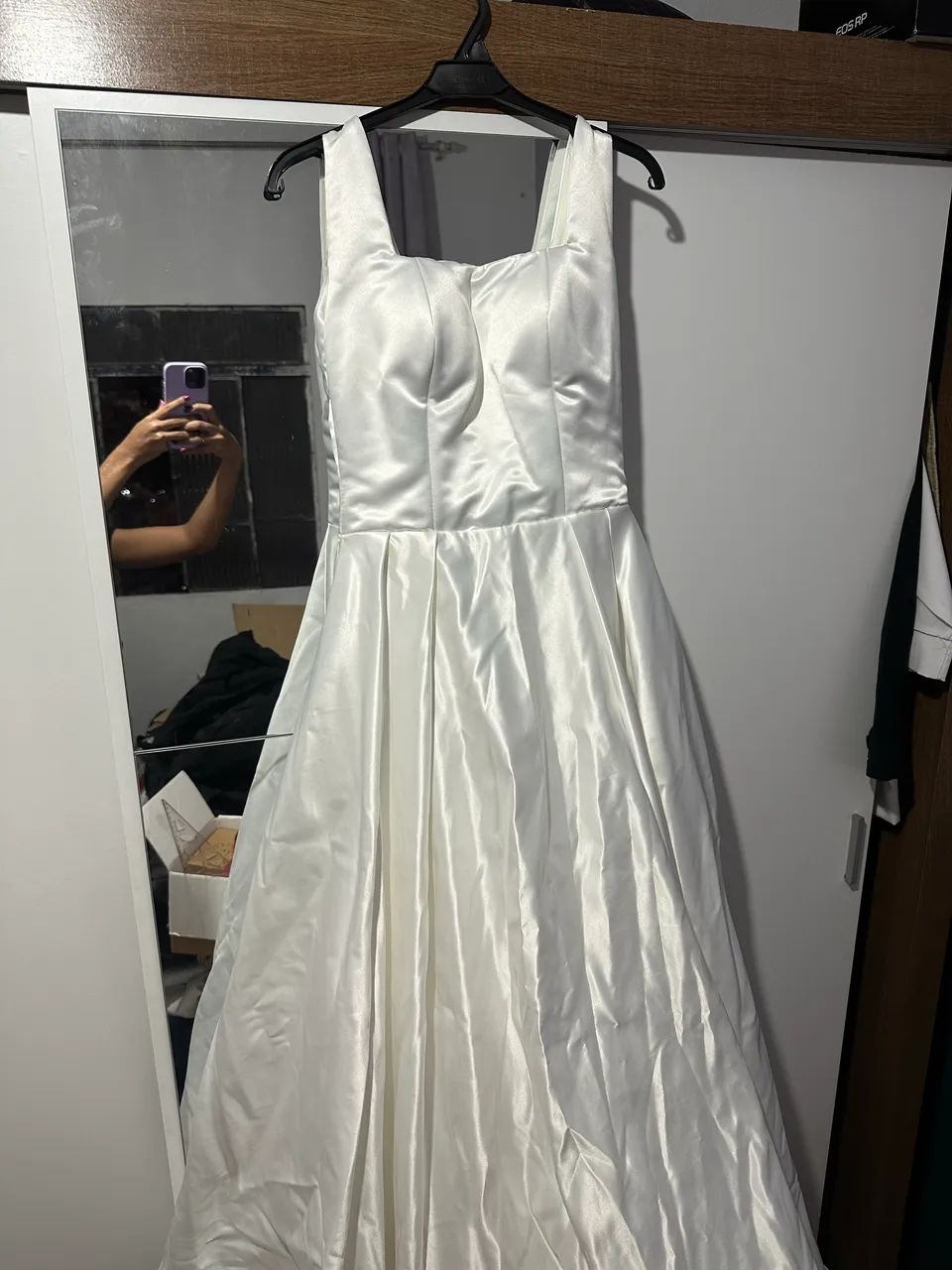 Vestido de noiva cetim pp  - Foto 3