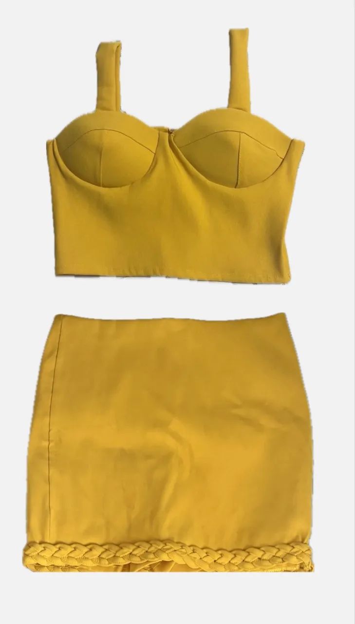 conjunto amarelo 