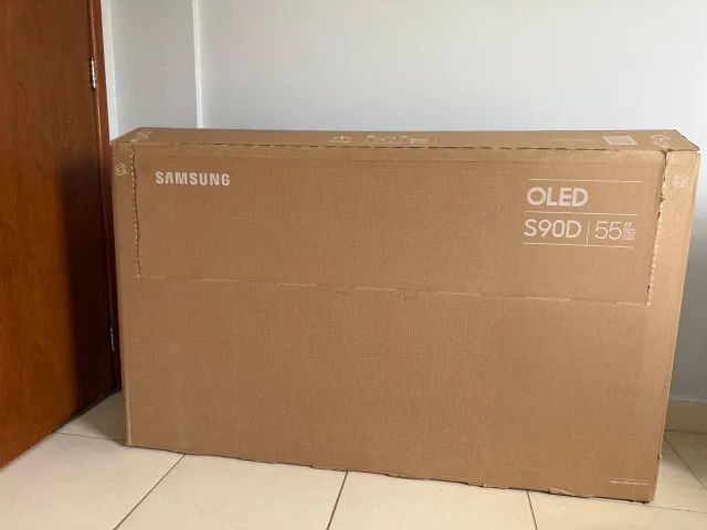 TV Samsung 4K OLED 55 pol S90D - NOVA na caixa, Smart TV, modelo 55S90D