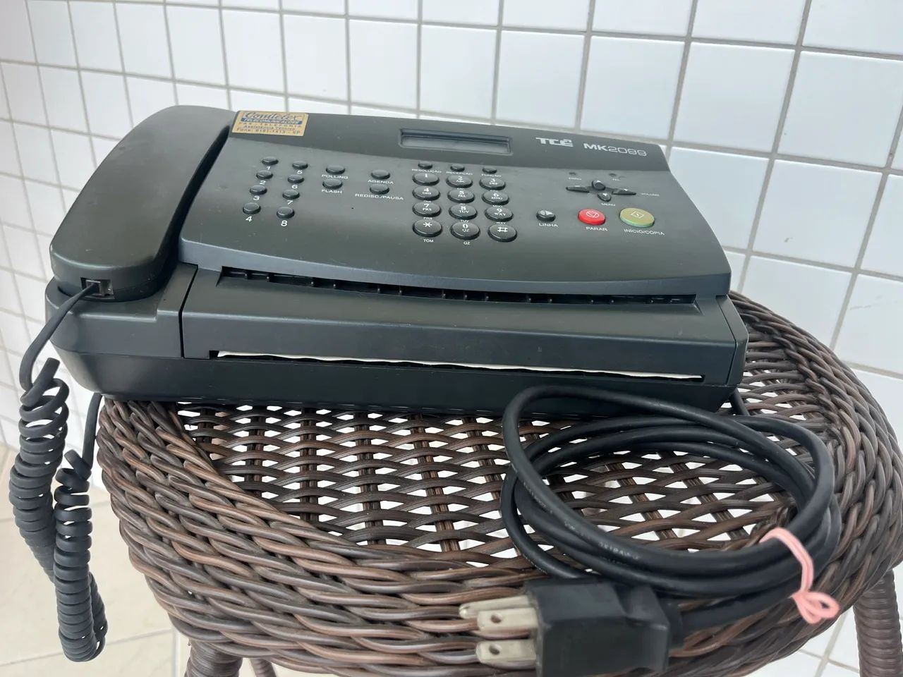 Telefone Fax e Copiadora TCE MK2099 - Bivolt - Ótimo Estado - Foto 3