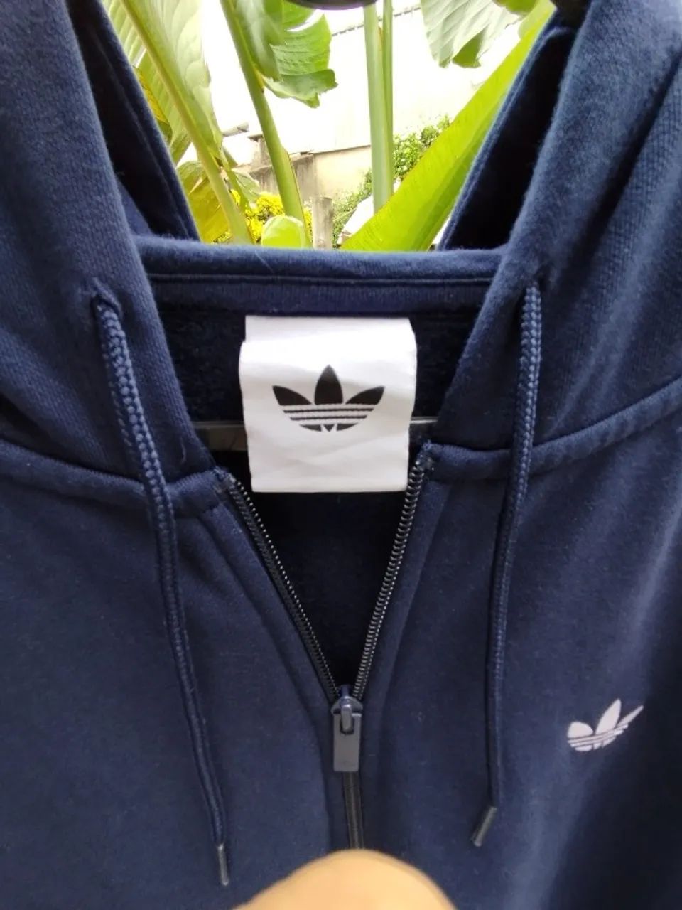 Moletom Adidas 3 Listras Oversized Marinho Original M - Foto 3