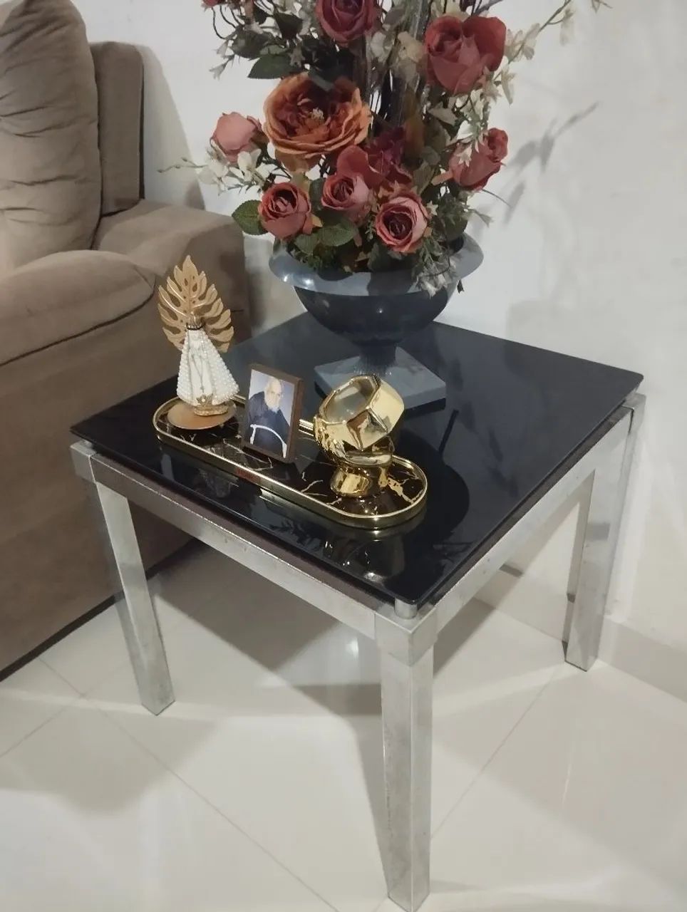 Centro de mesa e mesa de canto  - Foto 5