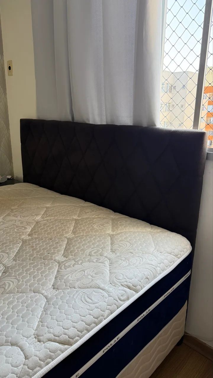 Cama queen com cabeceira - Foto 4