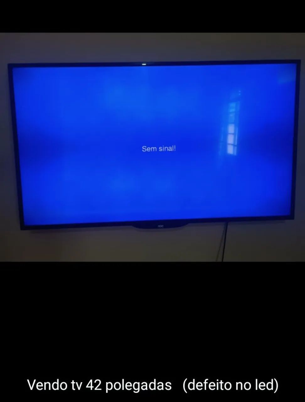Tv 42 polegadas com falhas no led 