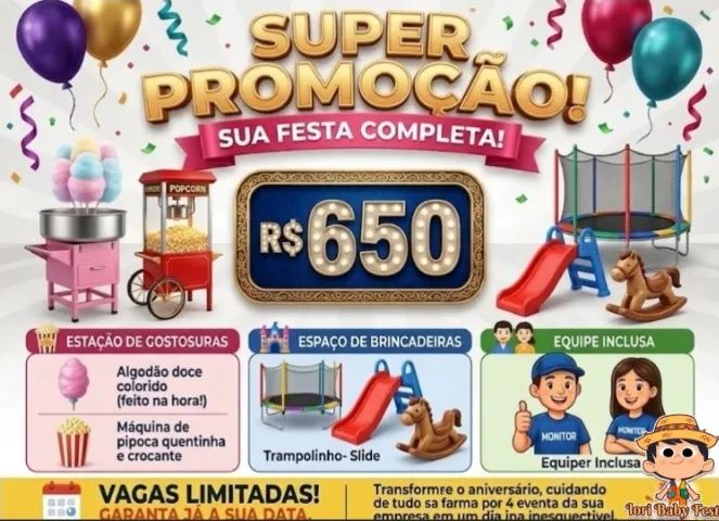 Locação de maquian algodão-doce  colorido e muito mais !!! - Foto 5