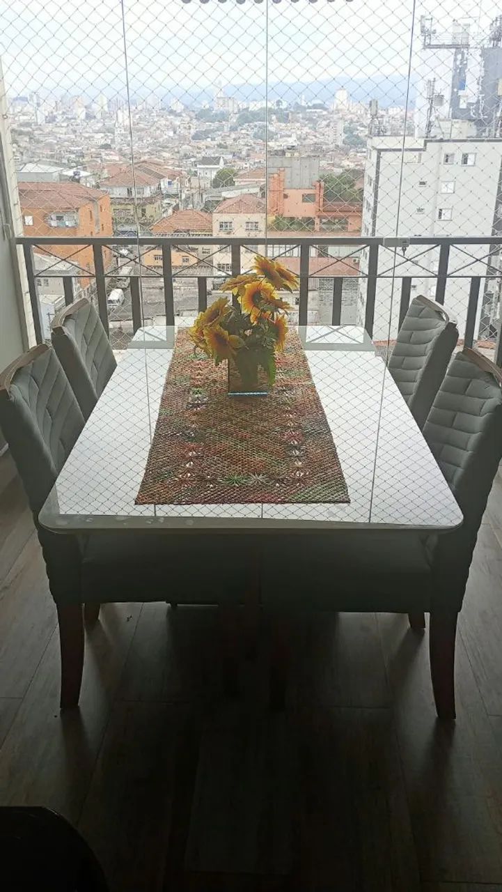 Mesa retangular com 4 cadeirad - Foto 4