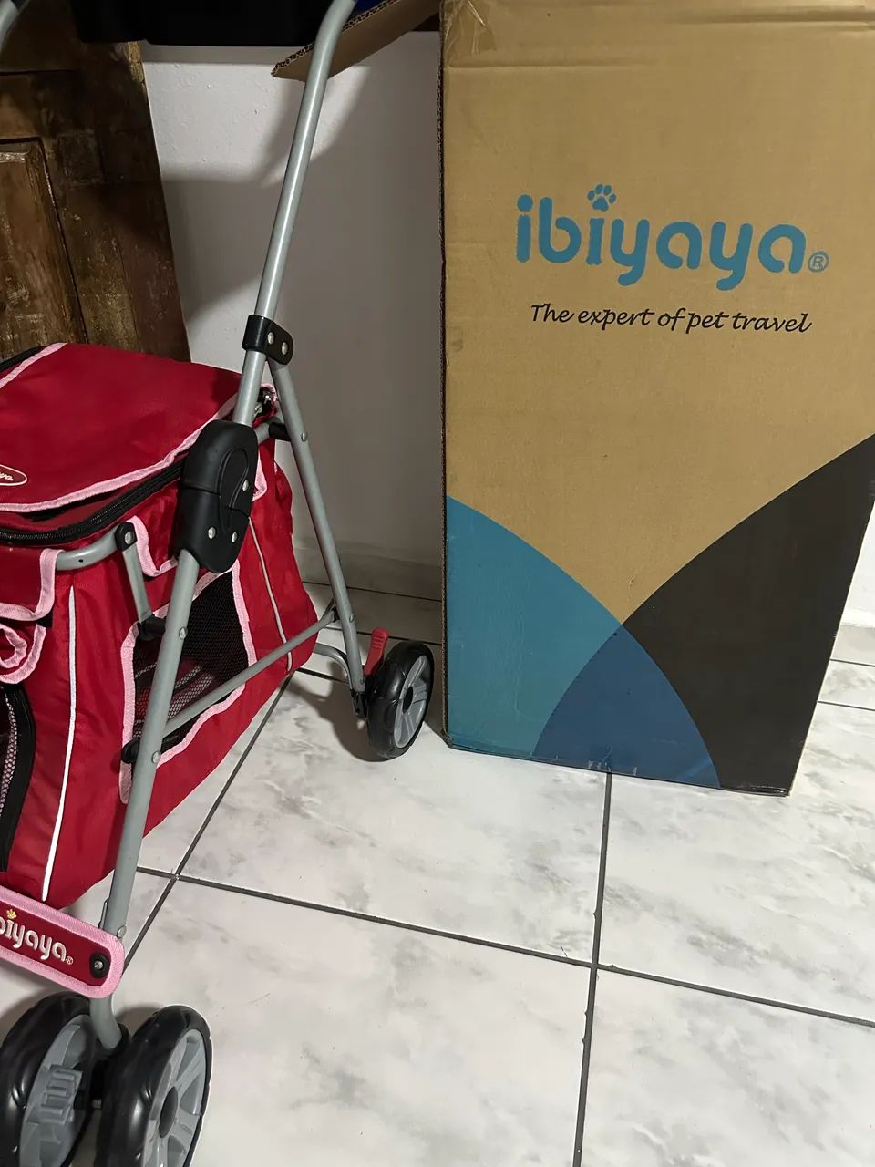 Carrinho para Pets Ibiyaya - Novo, nunca usado (na caixa)  - Foto 3