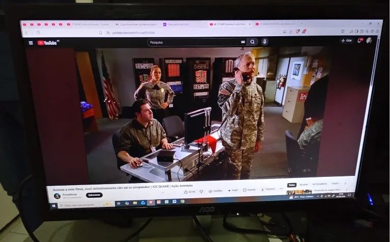 Monitor AOC 20 Polegadas Wide Modelo I2276VW Digital