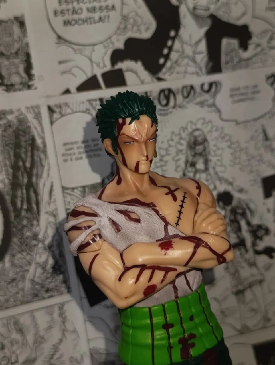 OPORTUNIDADE | Action Figure Roronoa Zoro - Thriller Bark + Head Extra