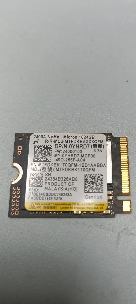 SSD NVME MINI 1TB