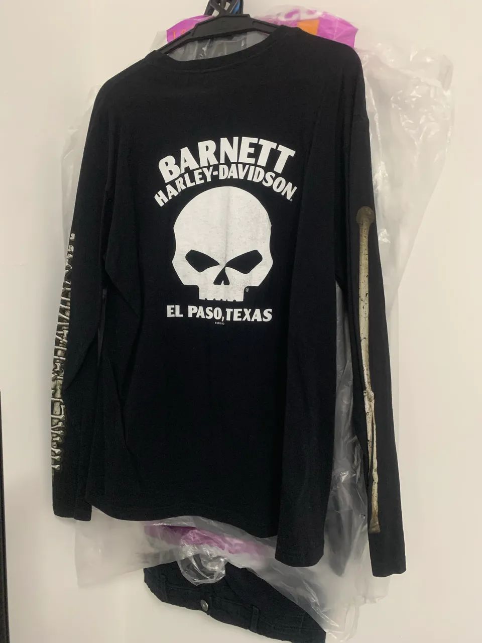 VENDO CAMISA HARLEY DAVIDSON MANGA LONGA GENUÍNA  - Foto 2