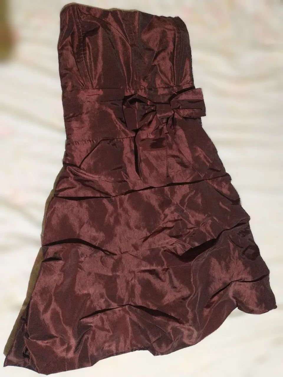 Vestido Cor Marsala - Foto 2