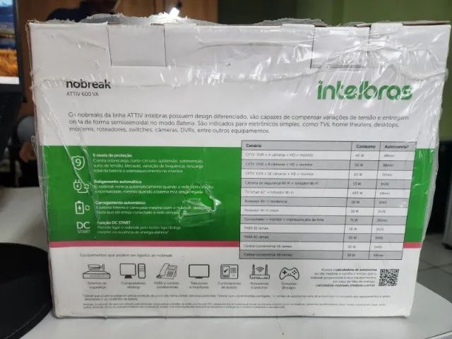 NOBREAK INTELBRAS ATTIV 600VA BIVOLT - Foto 2