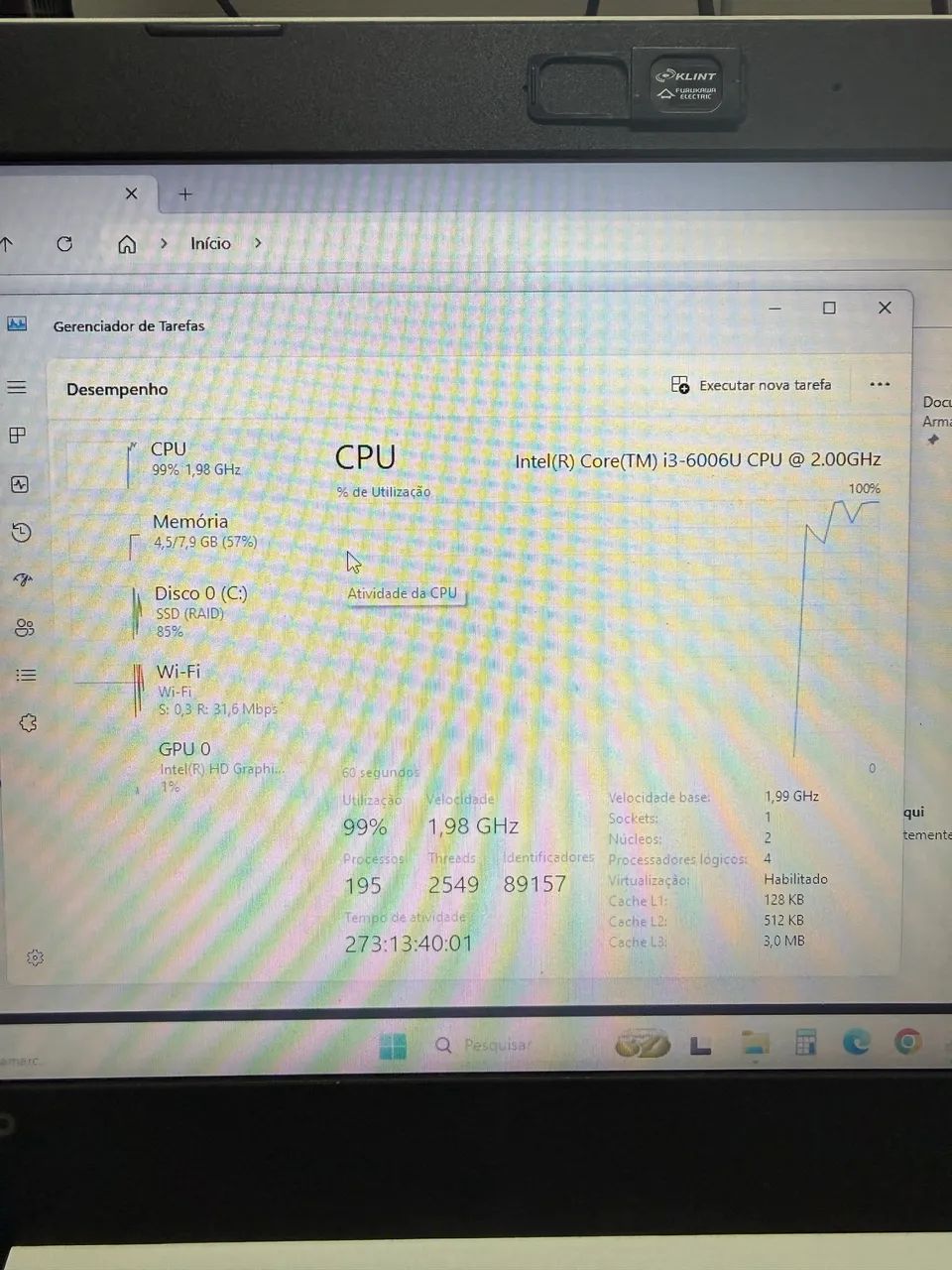 Notebook Lenovo FS11 i3 | 8GB RAM | SSD 240GB | Windows 11 - Foto 5
