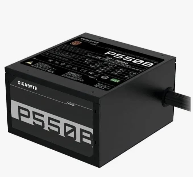 fonte p550b gigabyte 550w 80 plus bronze - Foto 2