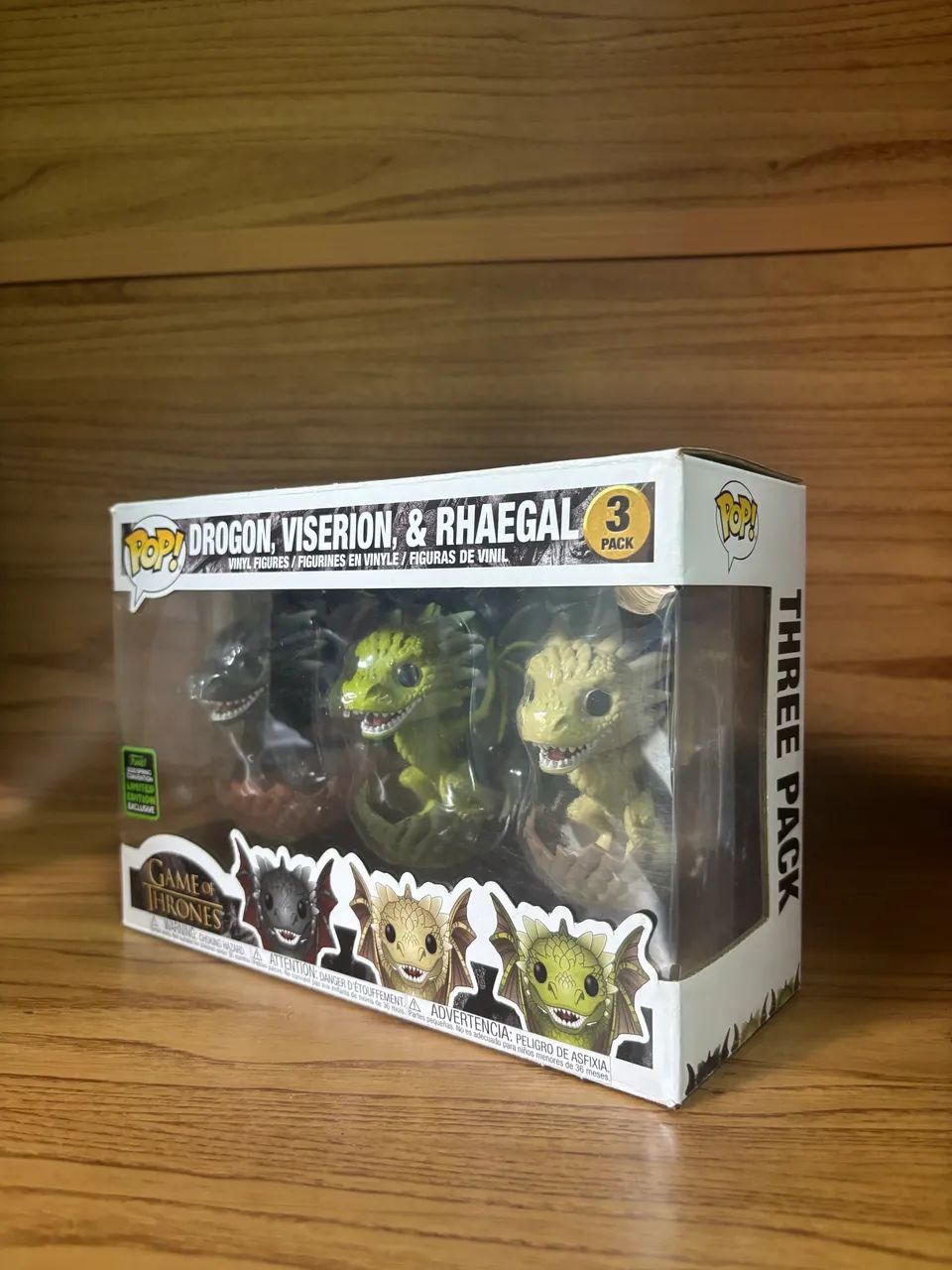 Funko Pop 3Pack Drogon, Viserion, Rhaegal  - Foto 2