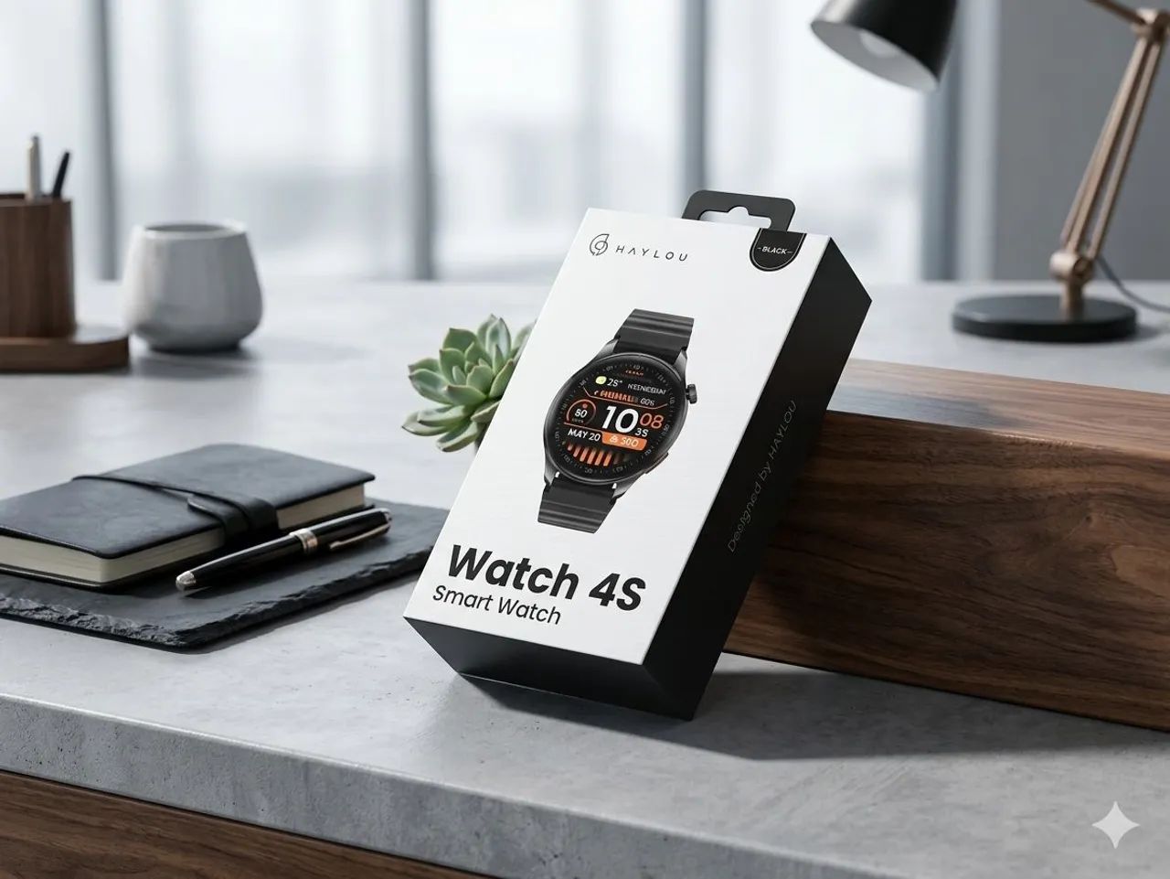 Relógio Smartwatch Watch 4S GPS Haylou  - Foto 4