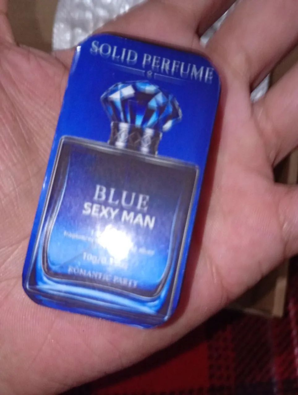 Perfume sólido BLUE sexyman 10gr importado - Foto 4