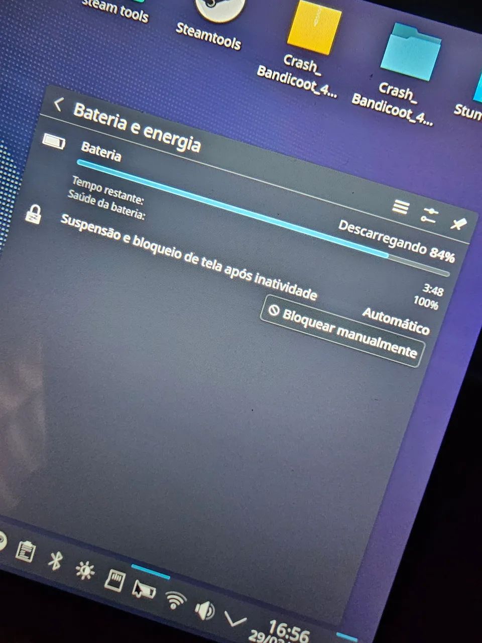 Steam deck LCD 256gb+ cartão 256gb - Consoles de Vídeo Game - Vila