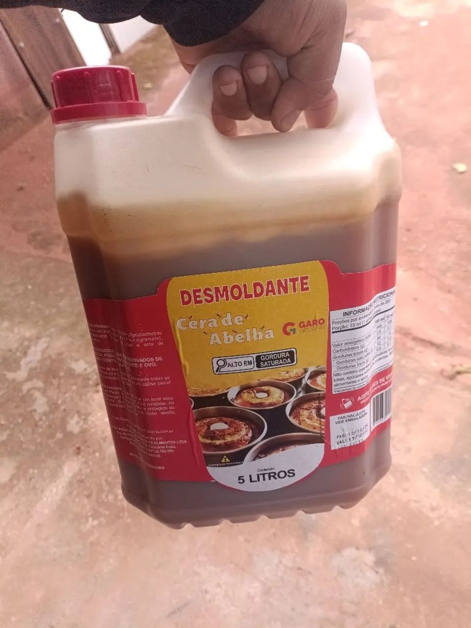 Desmoldante para bolo