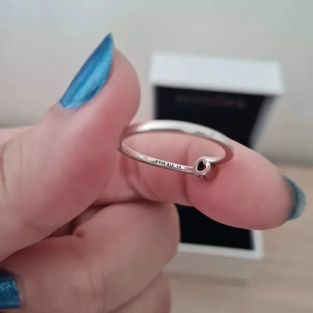 Anel Coração Pandora - Foto 2
