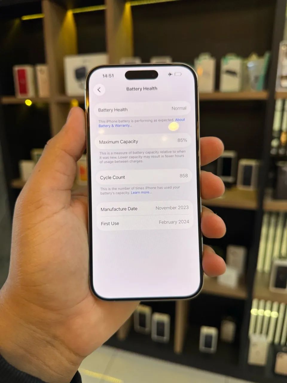 Iphone 15 Pro 256GB Branco - Foto 2