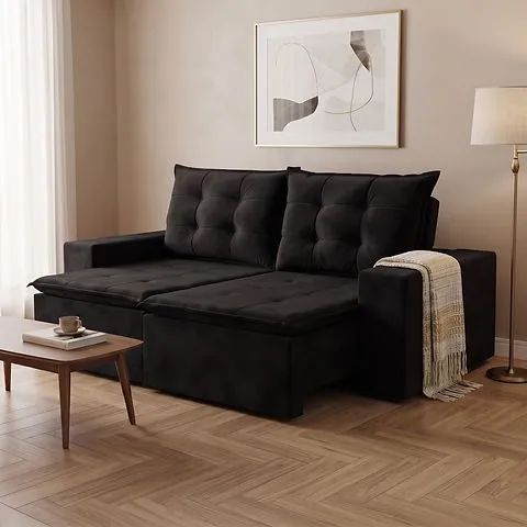 Sofa Angra Retratil e Reclinavel - Estofados Linhares - Foto 4