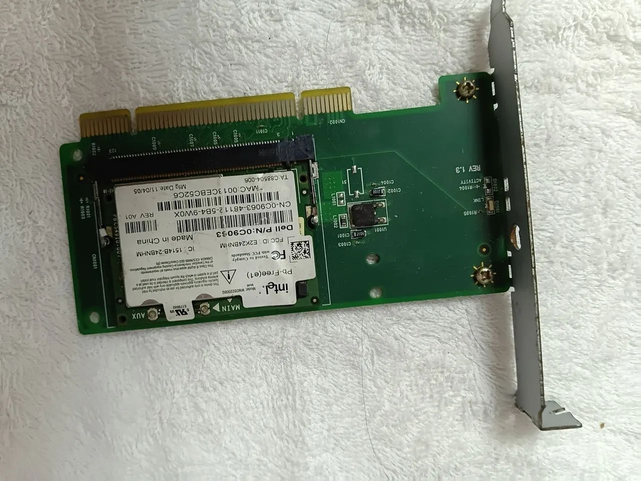 cartão de rede sem fio Samsung modelo SWL-2300P. 