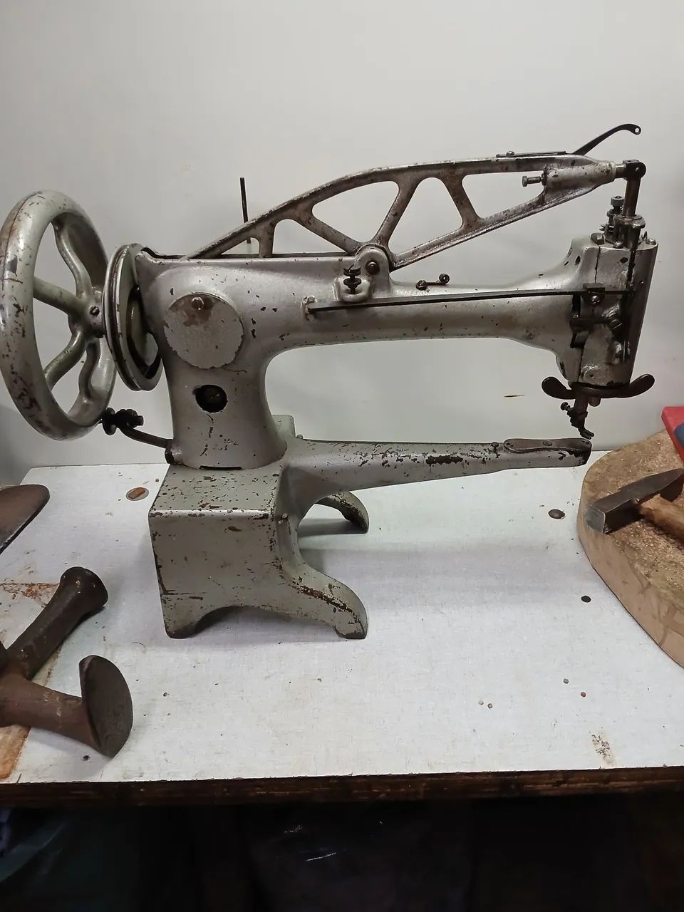 Máquina de costura couro,sapateiro - Foto 3