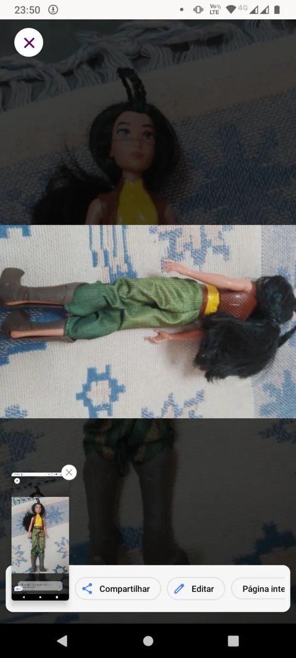 Boneca Disney princesa Raya  - Foto 4
