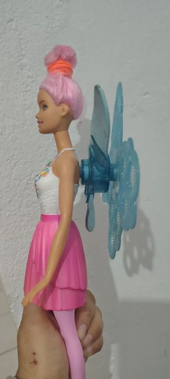  Barbie Fada bolhas de sabao magicas - Foto 3