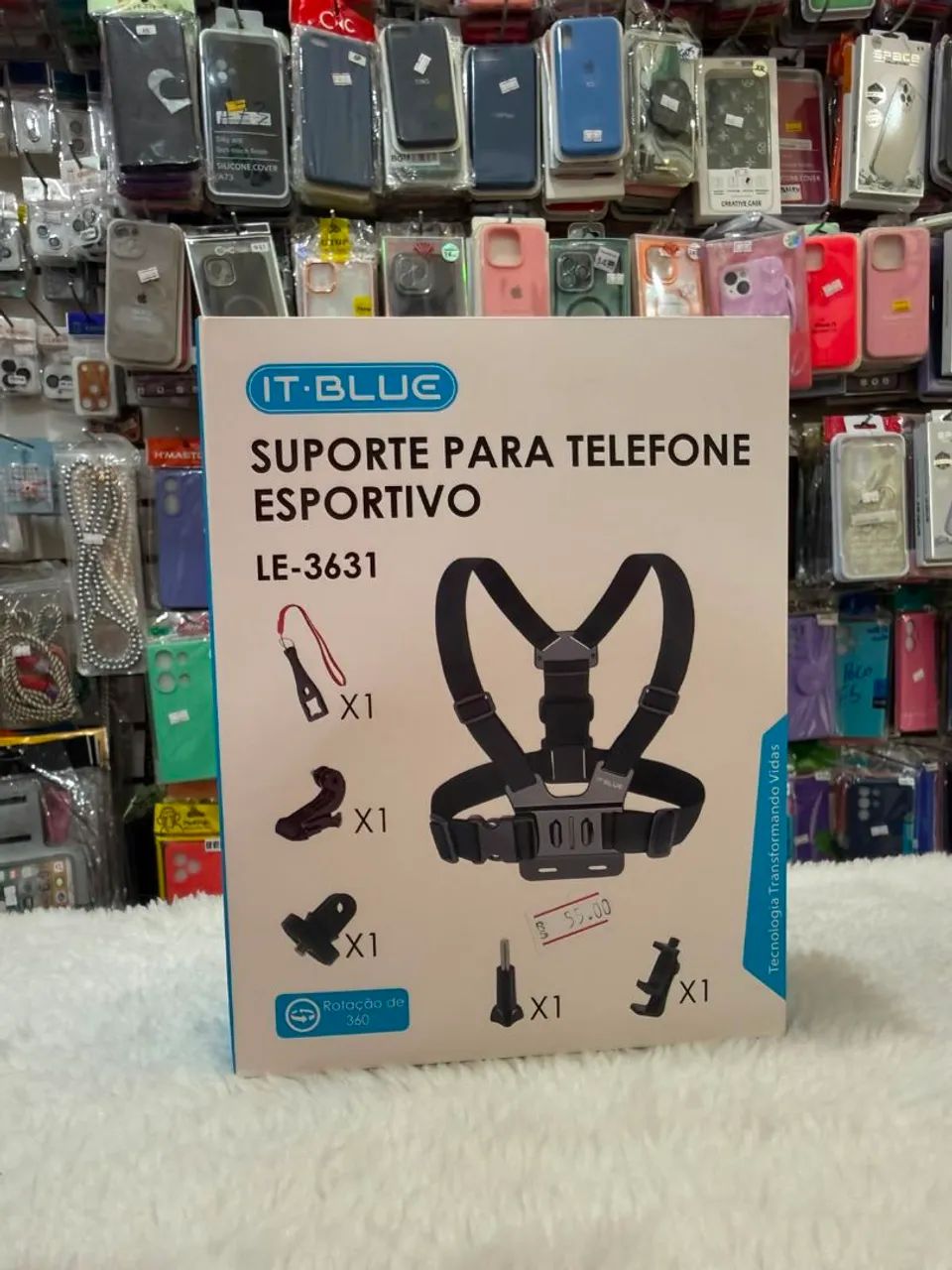 Suporte para telefone esportivo 