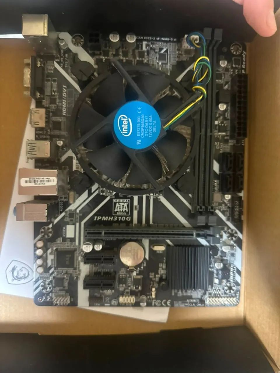 Kit i3-8100 + H310 + Fonte 450W