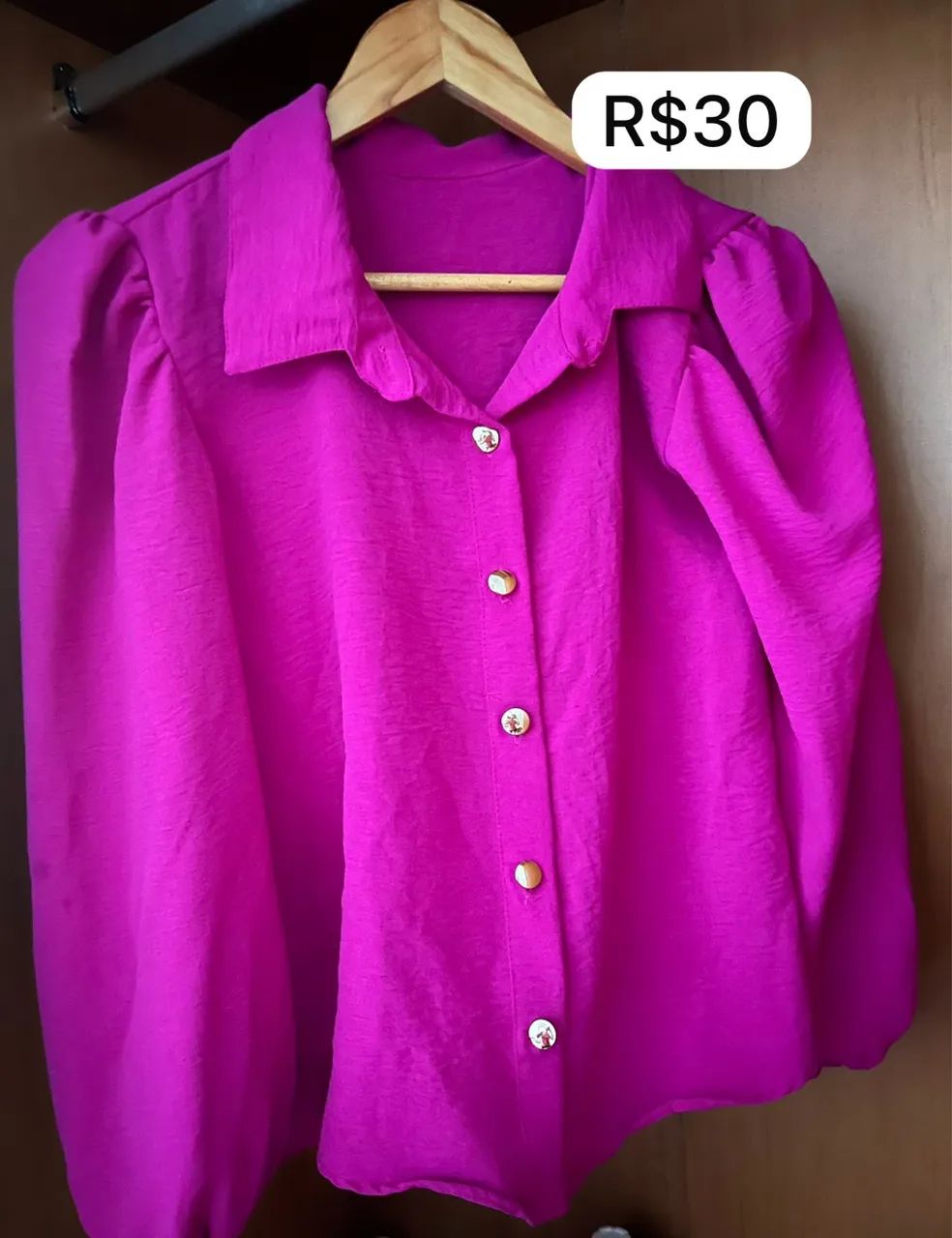 BLUSA FÚCSIA SOCIAL