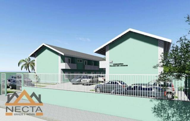Village com 2 dormitórios à venda por r$ 288.860 - martim de sá - caraguatatuba/sp - Foto 4