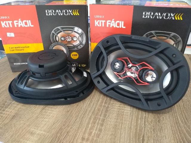 Par Alto Falante 6x9 Bravox 140w Rms Quadriaxial - Foto 3