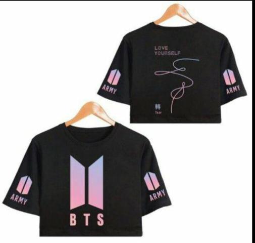 Mini blusas do bts