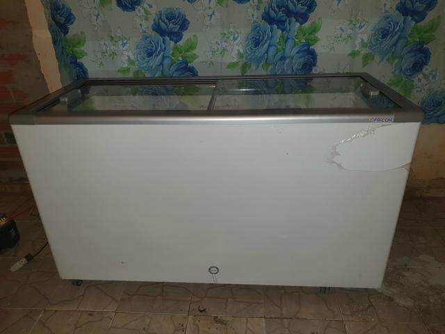 Freezer fricon novo no plástico 530 l - Foto 3