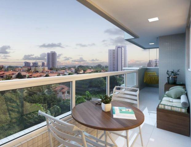 (DP) Apto no Guararapes, 69m², 3 quartos, 2 vagas com uma laser extraordinário - Foto 2