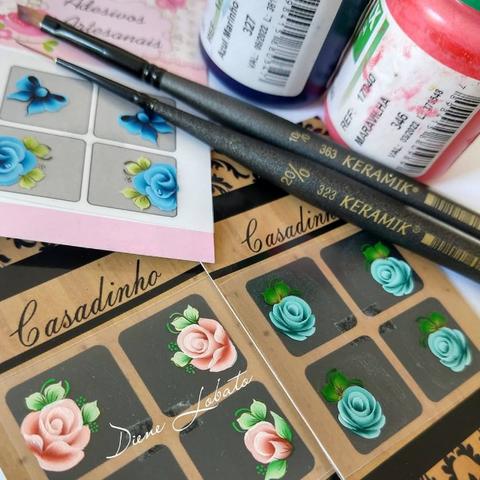 Aprenda a fazer Adesivos Artesanais para Unhas/curso online - Foto 3