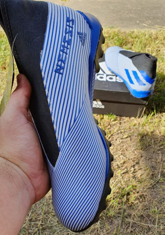 chuteira society adidas nemeziz 19.3 laceless tf