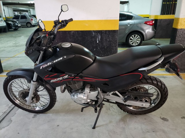 HONDA NX-4 FALCON 400CC PRETA IMPECÁVEL