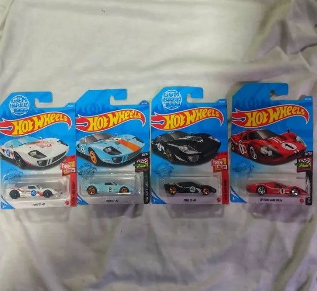 Hot Wheels Kit 4 Ford Gt 40 Clássico
