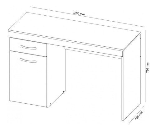 Escrivaninha Mesa de estudo vitória - Montagem Grátis - Foto 4