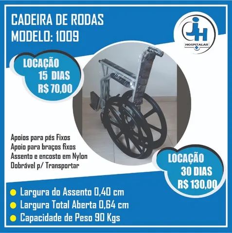 Cadeira de Rodas Locação