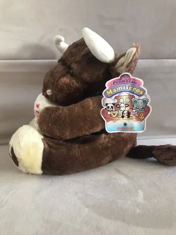 Pelúcia búfalo coleção mamiferos parmalat NOVO - Foto 2
